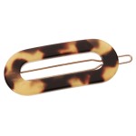 France Luxe Mini Oval on Tige Boule Barrette - Tokyo