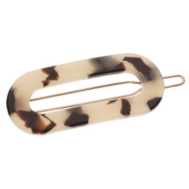 France Luxe Mini Oval on Tige Boule Barrette - Ivory Tokyo France Luxe Mini Oval on Tige Boule Barrette - Ivory Tokyo