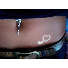 3-Way Heart Tanning Stickers 50 Count