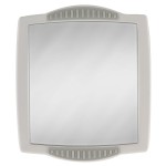 Zadro Z Fogless Clip-on Shower Mirror, 4.5-Inch