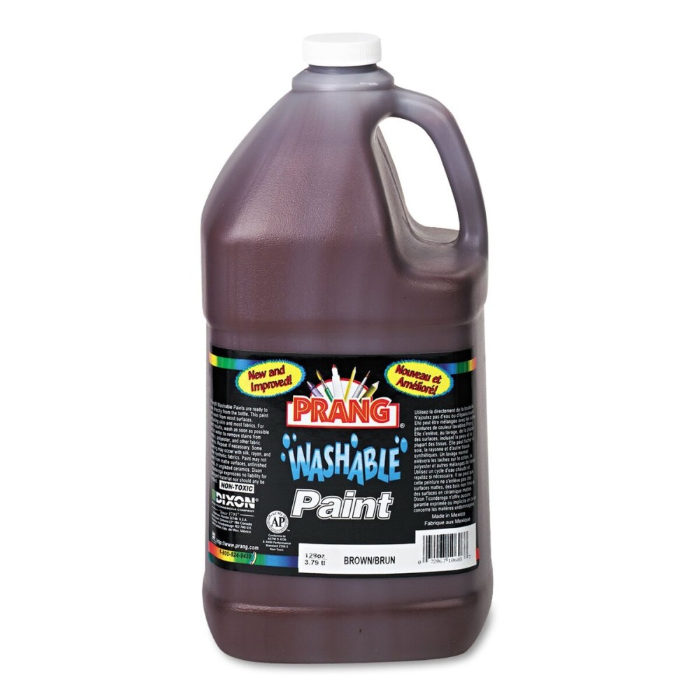Prang Washable Tempera Paint, Brown, 128 oz. (10608)