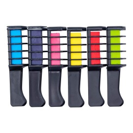 Unicorn Magic Hair Chalk Combs 6 Pack, Toy Unicorn Magic Hair Chalk Combs 6 Pack, Toy