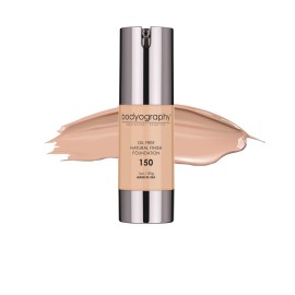 BODYOGRAPHY - NATURAL FINISH Foundation (Light Medium 150): Oil-Free Anti-Aging Salon Natural Finish w/ Vitamin E, C, Antioxidants | Vegan, Gluten-Free, Paraben-Free BODYOGRAPHY - NATURAL FINISH Foundation (Light Medium 150): Oil-Free Anti-Aging Salon Natural Finish w/ Vitamin E, C, Antioxidants | Vegan, Gluten-Free, Paraben-Free