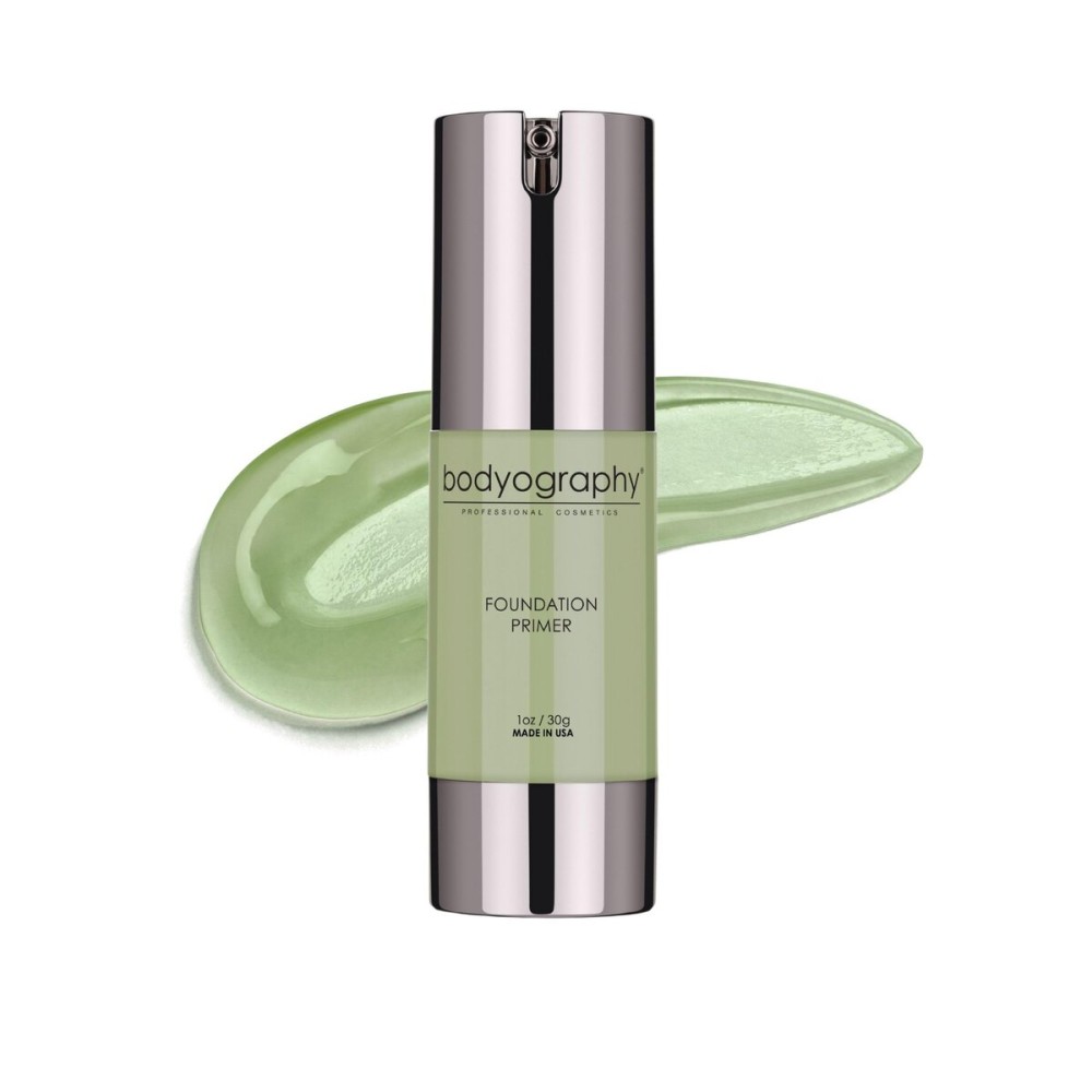 BODYOGRAPHY - Foundation Primer (Green): Flawless Anti-Aging Salon Makeup Primer w/Vitamin E, A, Jojoba, Grapeseed Oil | Control Shine | Gluten-Free, Cruelty-Free, 1 oz. BODYOGRAPHY - Foundation Primer (Green): Flawless Anti-Aging Salon Makeup Primer w/Vitamin E, A, Jojoba, Grapeseed Oil | Control Shine | Gluten-Free, Cruelty-Free, 1 oz.