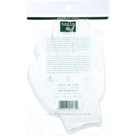 Earth Therapeutics Hydro Exfoliating Gloves, White, 1 Pair Earth Therapeutics Hydro Exfoliating Gloves, White, 1 Pair