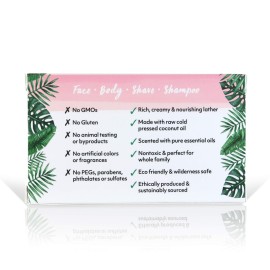 Coco Fiji, Coconut Oil Infused Soap, Bar 7oz (Tuberose, Pack of 2)