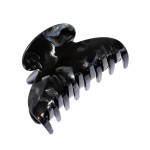 France Luxe Couture Claw Clip - Nacro Black - French Medium Hair Clips - For Thick Hair - Cellulose Acetate