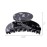 France Luxe Couture Claw Clip - Nacro Black - French Medium Hair Clips - For Thick Hair - Cellulose Acetate
