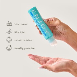Enjoy Shine & Smooth, Frizz Control and Moisture Locking Formula for Silky, Weightless Hair (3.4 oz)