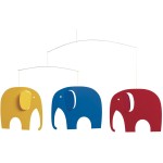 Flensted Mobiles Flensted Mobiles Elephant Party Hanging Nursery Mobile - 25 Inches - High Quality Plastic