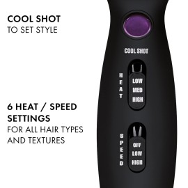 HOT TOOLS Pro Artist Tourmaline 2000 Turbo Hair Dryer | Lightweight with Quiet Blowout Results HOT TOOLS Pro Artist Tourmaline 2000 Turbo Hair Dryer | Lightweight with Quiet Blowout Results