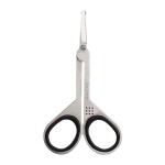 Seki Edge Stainless Steel Nostril Scissors (SS-908) - Safety Grooming Scissors with Round Blunt Tips for Trimming Nose Hair & Other Facial Hair for Men & Women - Made in Japan