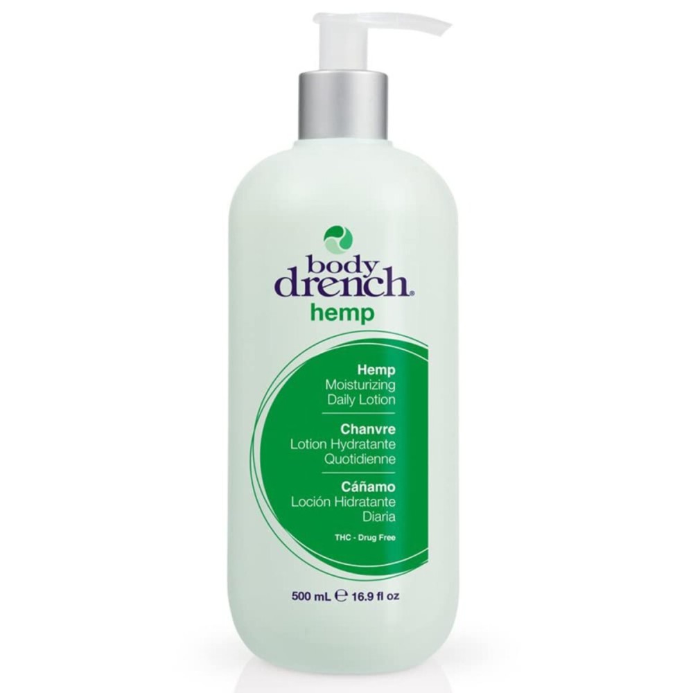 Body Drench Hemp Moisturizing Lotion - Hydrating & Nourishing Body Lotion for All Skin Type, with Hemp Seed Oil, 16.9 fl oz