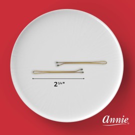 annie jumbo bob hair pins 40 counts roller pin Brown roller pins