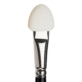 da Vinci Cosmetics CLASSIC Series 3704 - Eyeshadow Applicator in white - for area and detail work with powder & cream eyeshadow