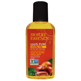 Desert Essence 100% Pure Jojoba Oil - 2 Fl Oz - Haircare & Skincare Essential Oil - Suitable For All Skin Types - No Oily Residue - May Help Prevent Flakiness - Makeup Remover - Aftershave Moisturizer Desert Essence 100% Pure Jojoba Oil - 2 Fl Oz - Haircare & Skincare Essential Oil - Suitable For All Skin Types - No Oily Residue - May Help Prevent Flakiness - Makeup Remover - Aftershave Moisturizer