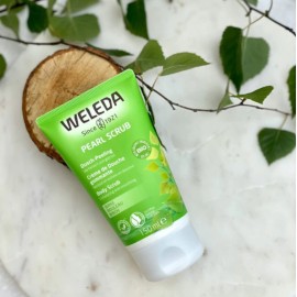 Weleda Birch Body Cleansing Scrub, 5 Fluid Ounce, Plant Rich Cleanser with Birch and Apricot Kernel Oils