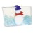Primal Elements Glycerin Christmas Bar Soap | Helps All Skin Types, Sensitive, Oily & Dry Skin | NO PARABENS, VEGAN, GLUTEN FREE, 100% VEGETABLE BASE - (Snowy)
