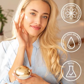 Premier Dead Sea Classic moisture complex cream normal to dry skin, sensitive skin, Anti-Aging to Smooth Wrinkles, Lightweight, Non-greasy Facial Cream, Vitamin A & E, Ginkgo 2.4 FL.oz