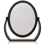 Danielle Midnight Matte Oval Vanity Mirror
