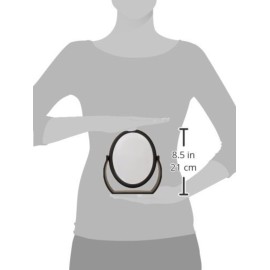 Danielle Midnight Matte Oval Vanity Mirror