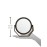 Danielle Midnight Matte Round Vanity Mirror