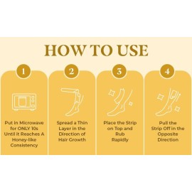 MOOM - Facial Sugaring Wax Travel Kit, Hair Removal for Chin, Eyebrows & Upper Lip - Made with Aloe Vera & Tea Tree Oil - Includes 1.6oz Jar, 6 Reusable Fabric Strips & 2 Wax Applicator Sticks