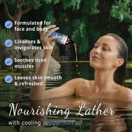 Dr. Woods Pure Castile Peppermint Soap with Organic Shea Butter, 8 Ounce