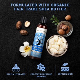 Dr. Woods Pure Castile Peppermint Soap with Organic Shea Butter, 8 Ounce