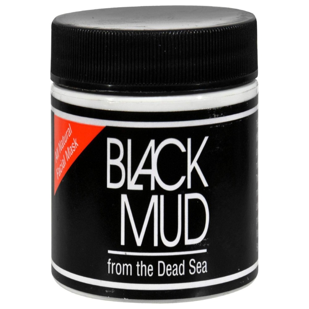 Sea Minerals Black Mud All Natural Facial Mask From The Dead Sea, 3 Oz