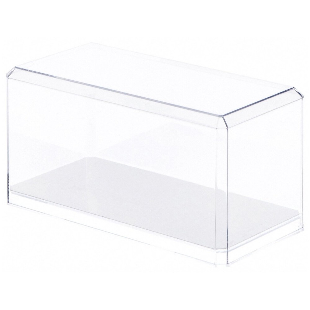 Pioneer Plastics 094CD Clear Plastic Display Case for 1:24 Scale Cars (Mirrored), 9 W x 4.125 D x 4.375 H (Mailer Box)