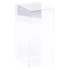 Pioneer Plastics 094CD Clear Plastic Display Case for 1:24 Scale Cars (Mirrored), 9 W x 4.125 D x 4.375 H (Mailer Box)