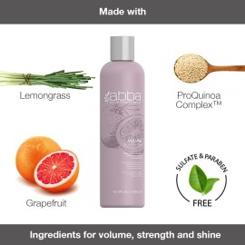 ABBA Volumizing Conditioner, GrapeFruit & LemonGrass, 32 Fl Oz ABBA Volumizing Conditioner, GrapeFruit & LemonGrass, 32 Fl Oz