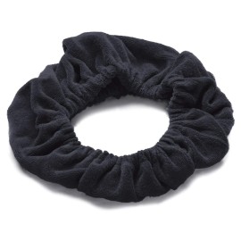 TASSI (Black Hair Holder Head Wrap Stretch Terry Cloth, The Best Way To Hold Your Hair Since...Ever!