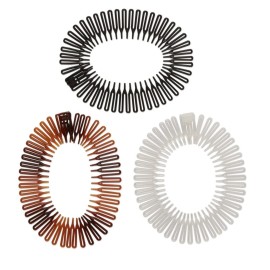 Scunci Effortless Beauty Stretch Hair Combs Tortoise, Opaque White, and Black (3-Count) Scunci Effortless Beauty Stretch Hair Combs Tortoise, Opaque White, and Black (3-Count)