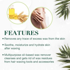 Clean + Easy Remove - After Wax Oil Remover for Skin, Post Waxing Cleanser & Soothing Afterwax Care, Wax-Off for Residue Free Skin, 5 oz Clean + Easy Remove - After Wax Oil Remover for Skin, Post Waxing Cleanser & Soothing Afterwax Care, Wax-Off for Residue Free Skin, 5 oz