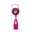Zip Stick Retractable Lip Balm Holder Pink