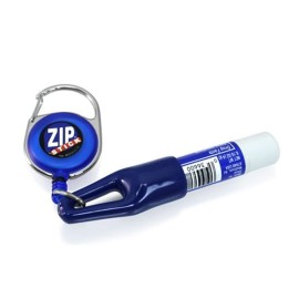 Zip Stick Retractable Lip Balm Holder Pink