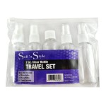Soft \'N Style Clear Travel Bottle Set, 2 oz.