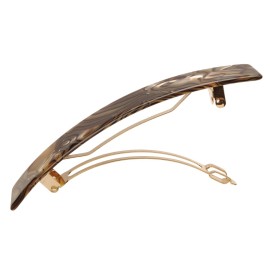 France Luxe Extra Long Rectangle Barrette - Onyx France Luxe Extra Long Rectangle Barrette - Onyx