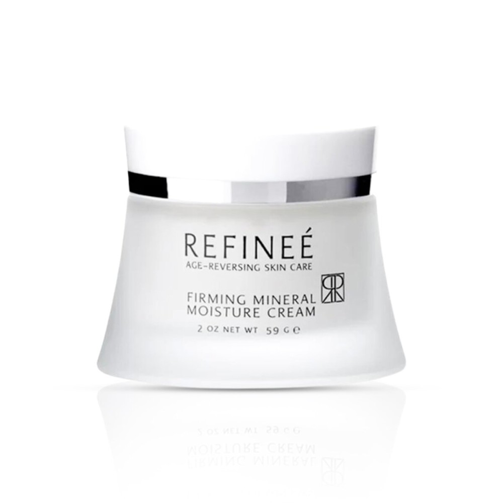 REFINE Face Moisturizer Mineral Cream with Peptides and Rosehip (2oz), Firming Light Weight Anti-Aging Anti-Oxidant Vitamin-Filled Face Moisturizer for All Skin Types, Hydrates & Firms Skin