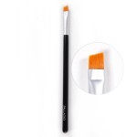 Palladio Angle Liner Brush, Tapered Makeup Brush, Precise Definition, Short, Stiff Brush, Perfect Detail, Flawless Straight Lines, Smooth Finish, Synthetic Natural Bristles, Comfortable Grip