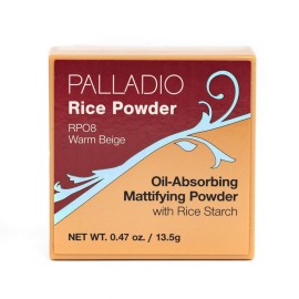 Palladio Rice Powder, Warm Beige, Loose Setting Powder, Absorbs Oil, Leaves Face Looking and Feeling Smooth, Helps Makeup Last Longer For a Flawless, Fresh Look