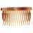 France Luxe Basic Side Comb - Caramel Horn