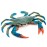 Crab Bath Toy - Realistic Blue Crab Toy 6.6 x 5.3 Inches, Durable and Lightweight, Colorful and Long-Lasting, Good for Tiki Bar Decoration, Aquarium, and as a Gift for Animal Figure Lovers