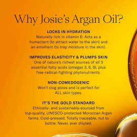 Josie Maran Pure Argan Oil - Hydrating Argan Oil for Hair, Skin & Nails - Everyday Oil Made With Vitamin E + Essential Fatty Acids for Dry Skin - Improves Elasticity & Smoothes Fine Lines (1.7 oz) Josie Maran Pure Argan Oil - Hydrating Argan Oil for Hair, Skin & Nails - Everyday Oil Made With Vitamin E + Essential Fatty Acids for Dry Skin - Improves Elasticity & Smoothes Fine Lines (1.7 oz)