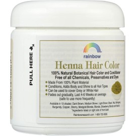 Rainbow Research Red Henna, 4 Ounce (Pack of 2) Rainbow Research Red Henna, 4 Ounce (Pack of 2)
