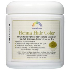 RAINBOW RESEARCH HENNA,PERSIAN LIGHT BROWN, 4 OZ Pack of 2 RAINBOW RESEARCH HENNA,PERSIAN LIGHT BROWN, 4 OZ Pack of 2