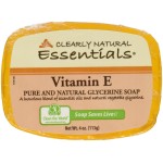 CLEARLY NATURAL BAR SOAP,GLYCERINE,VIT E, 4 OZ, 6 pack