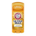 Arm & Hammer Ultra Max Advanced Anti-Perspirant & Deodorant, Invisible Solid, Unscented, Packaging May Vary, 2.6 oz (73.7 g) (Pack of 6)